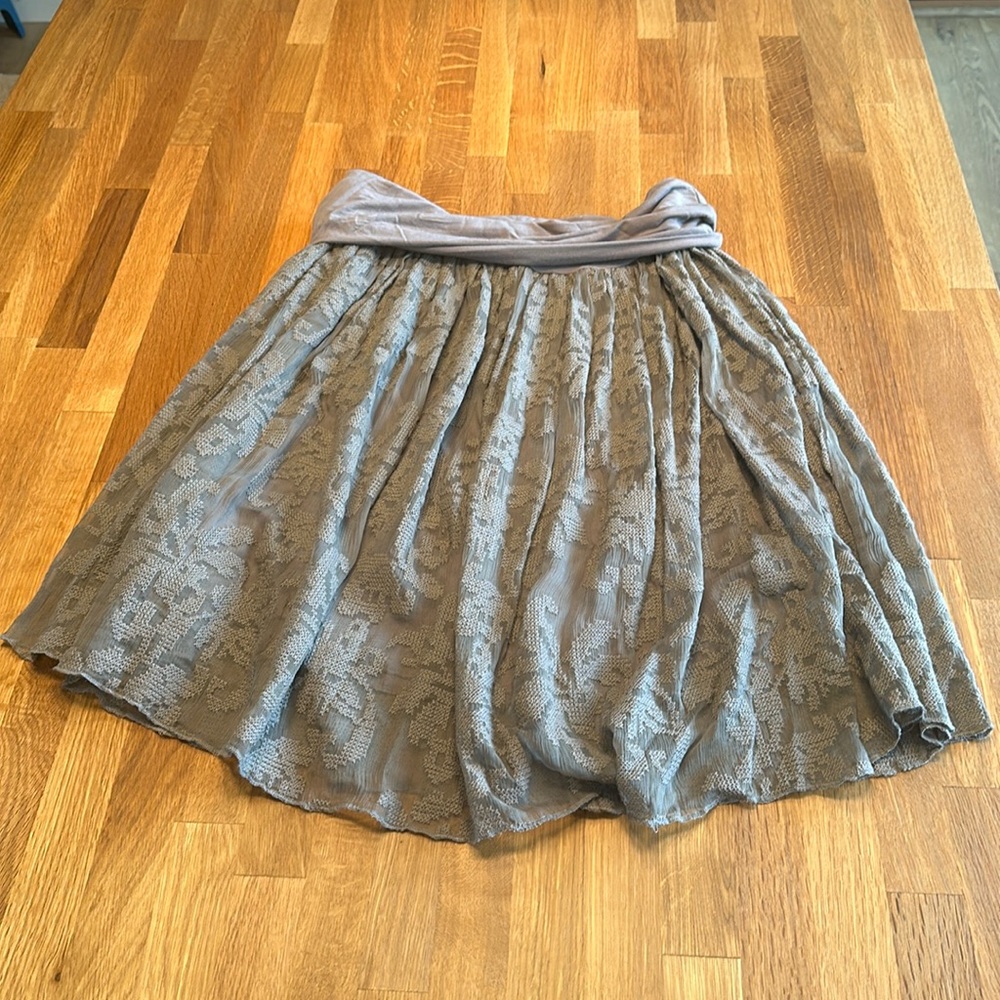 Sundance pleated a line skirt, size M